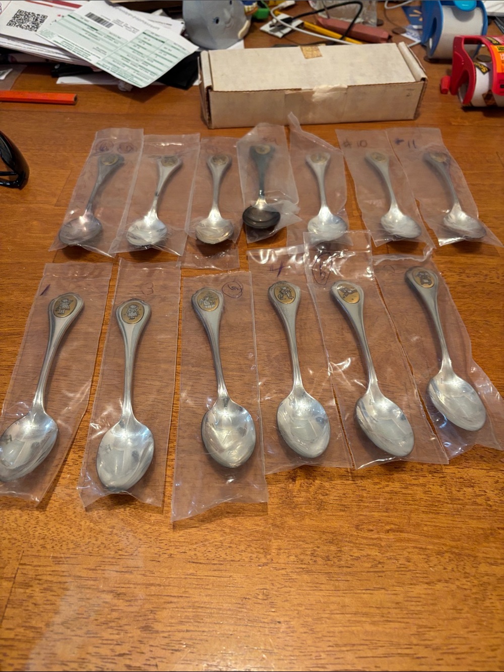 13-1982 Hummel Herald Angels Spoon First Christmas New England Collectors